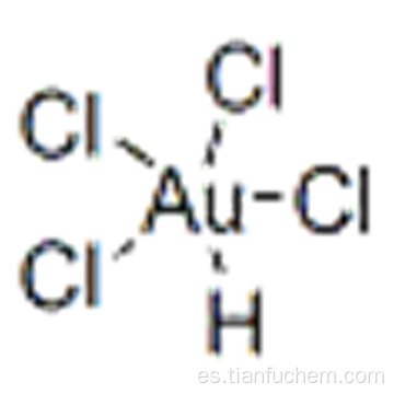 Aurato (1 -), tetracloro, hidrógeno (1: 1), (57191295, SP-4-1) - CAS 16903-35-8